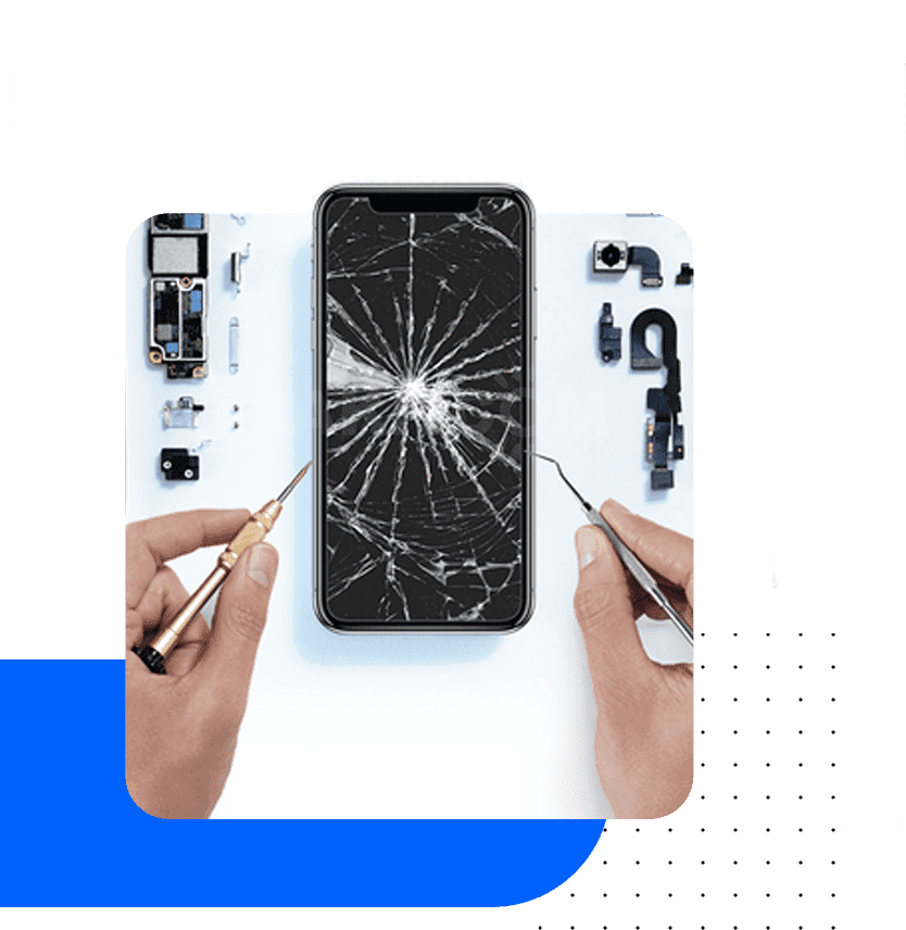 Set Mobile Service, Phone Repair, Charger And With Broken Screen